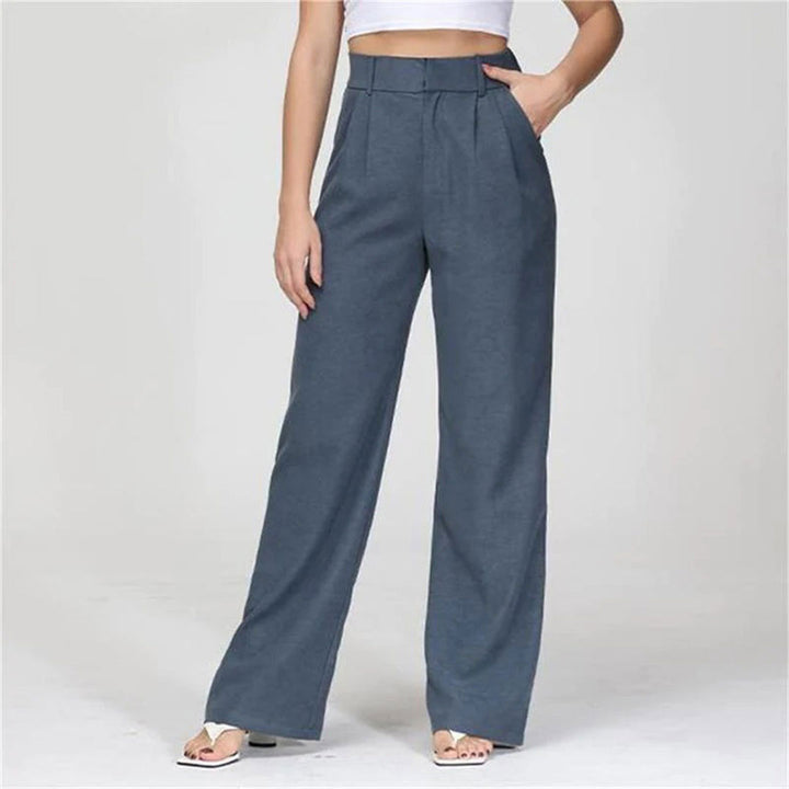 Hose Mit Hoher Taille