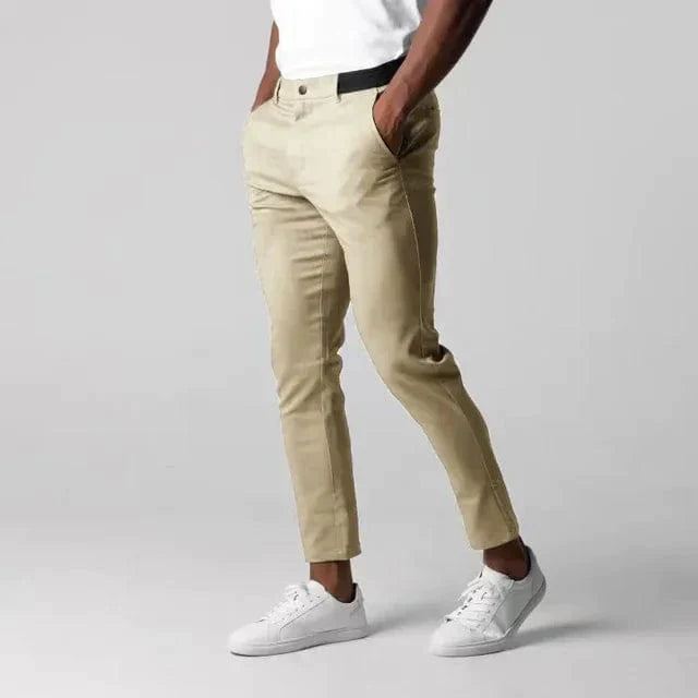 Stylischer Herren Hosen In Hochwertiger Wolle