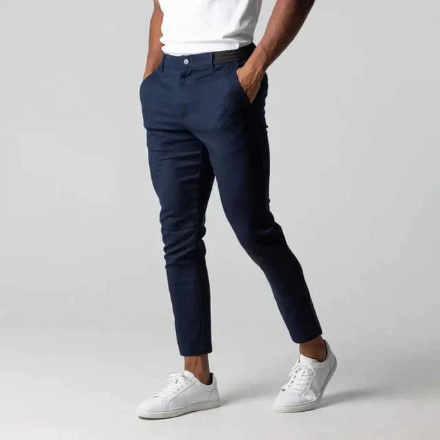Stylischer Herren Hosen In Hochwertiger Wolle