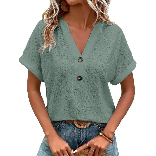 Aliams | Damen V-Ausschnitt Top
