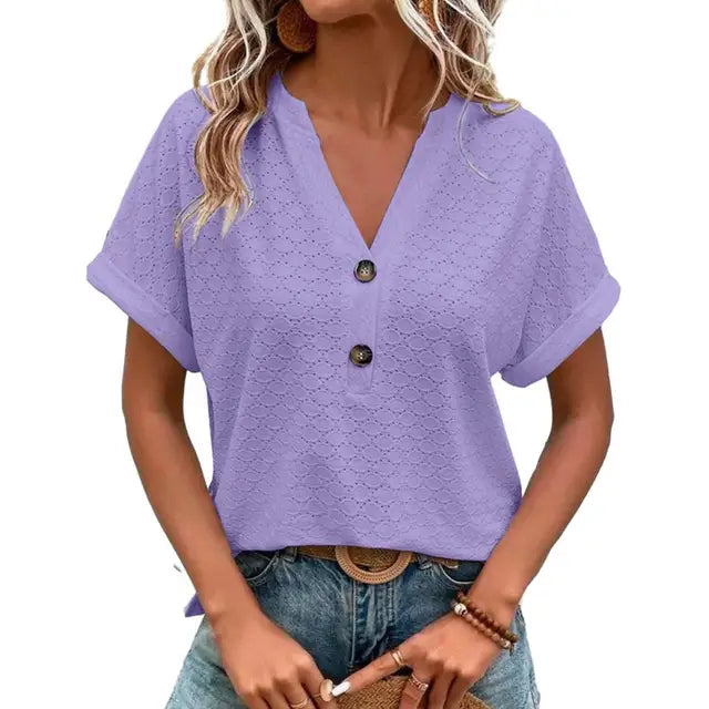 Aliams | Damen V-Ausschnitt Top