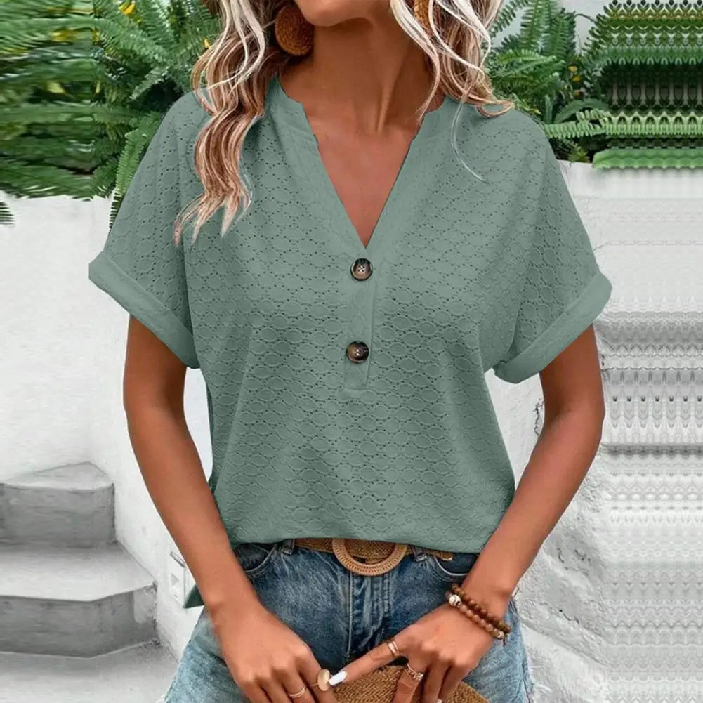 Aliams | Damen V-Ausschnitt Top