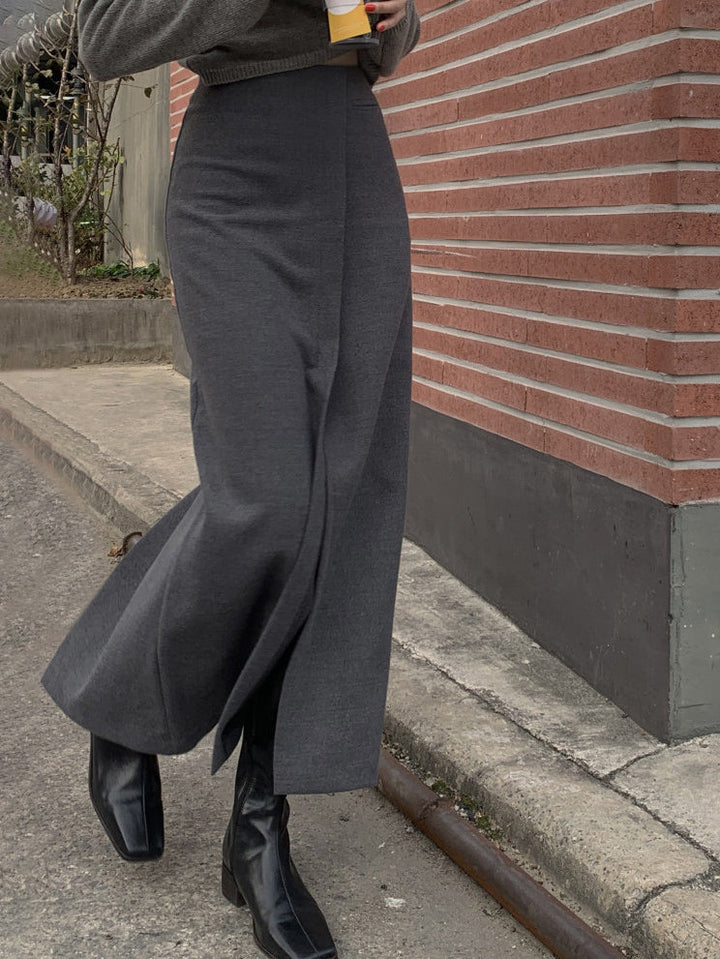 Schicker Maxirock Für Damen Im Herbst-Look