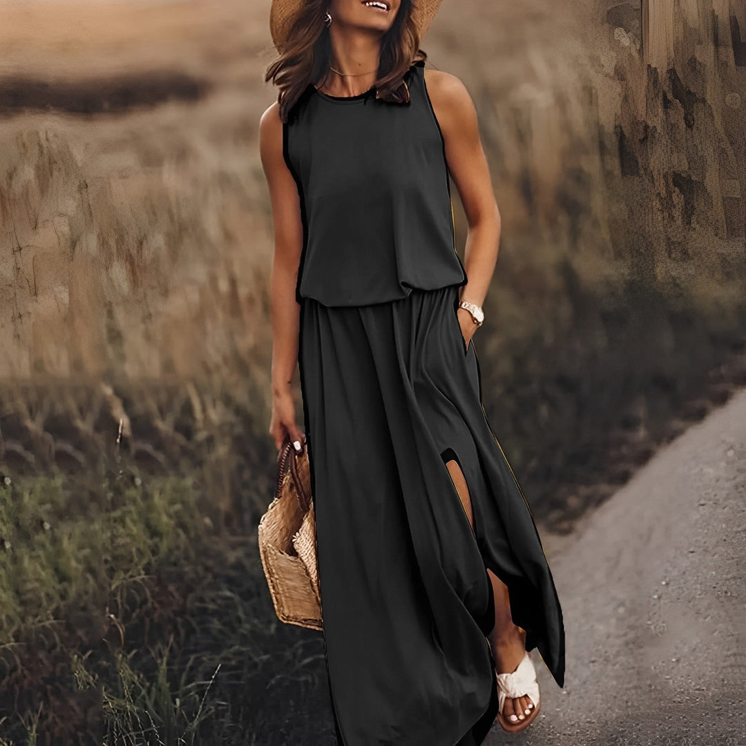 Aliams | Elegantes Farbenspiel Kleid