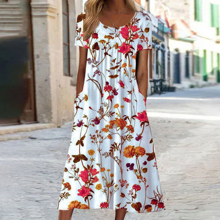 Aliams | Boho Blumenkleid für Frauen