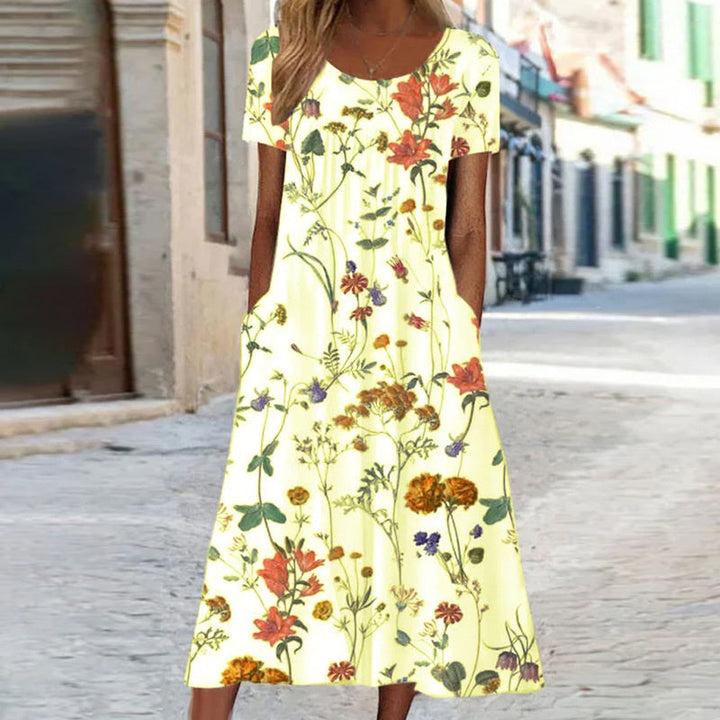 Aliams | Boho Blumenkleid für Frauen