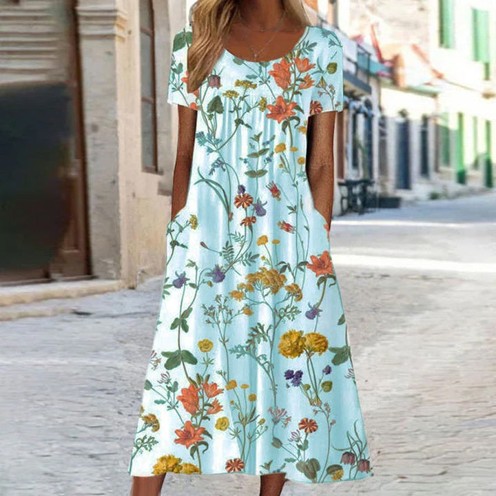 Aliams | Boho Blumenkleid für Frauen