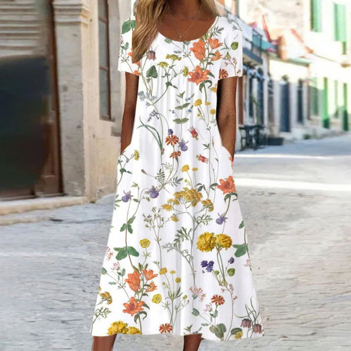 Aliams | Boho Blumenkleid für Frauen