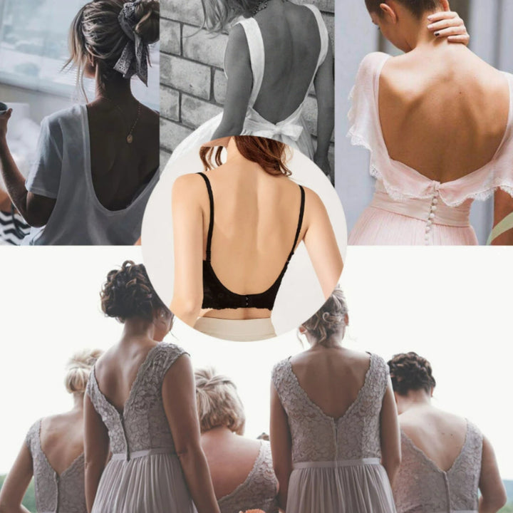 Aliams | Bralette-Bh mit Unterstützung für Kleider mit Offenem Rücken