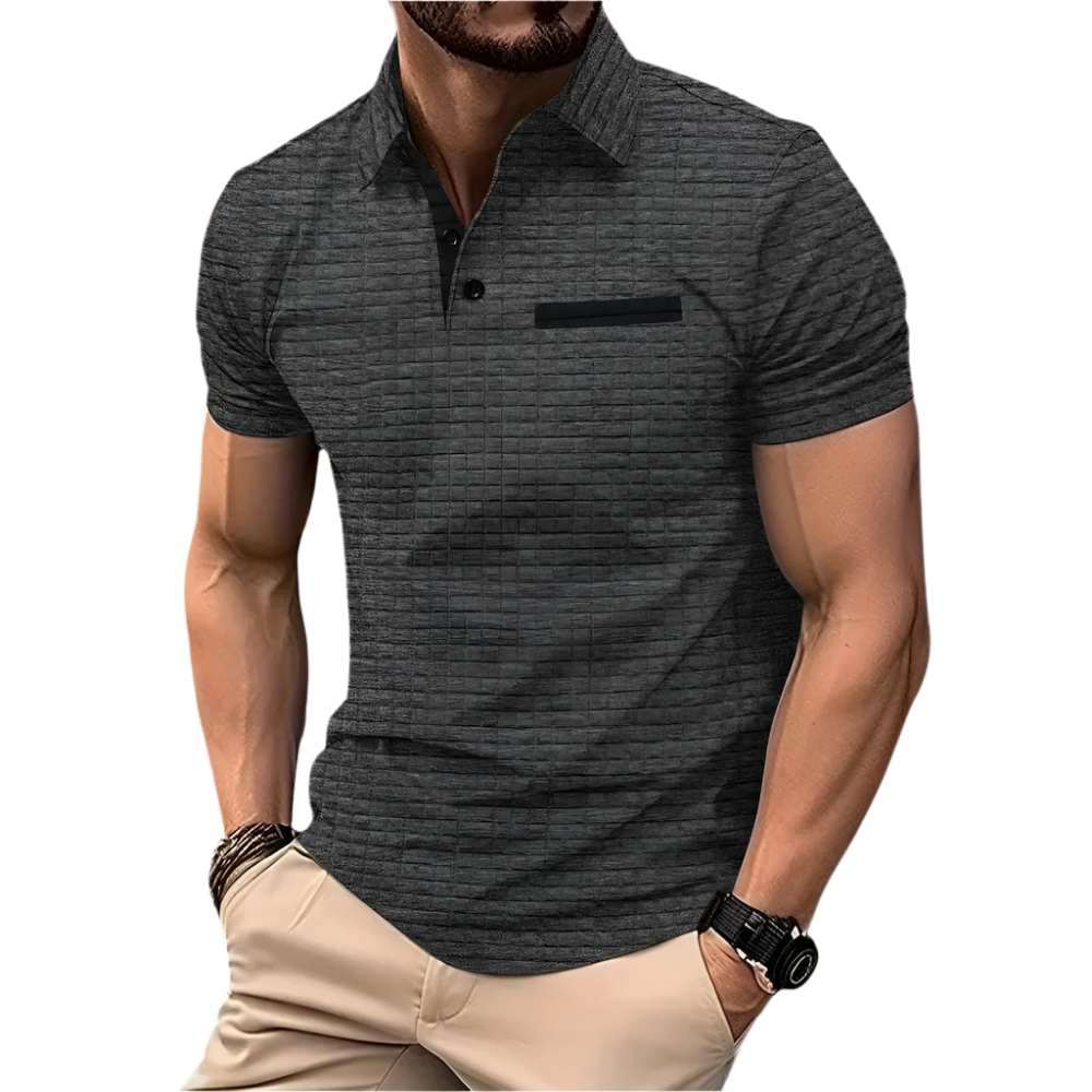 Herren Poloshirt mit kurzem Ärmel und klassischem Kragen