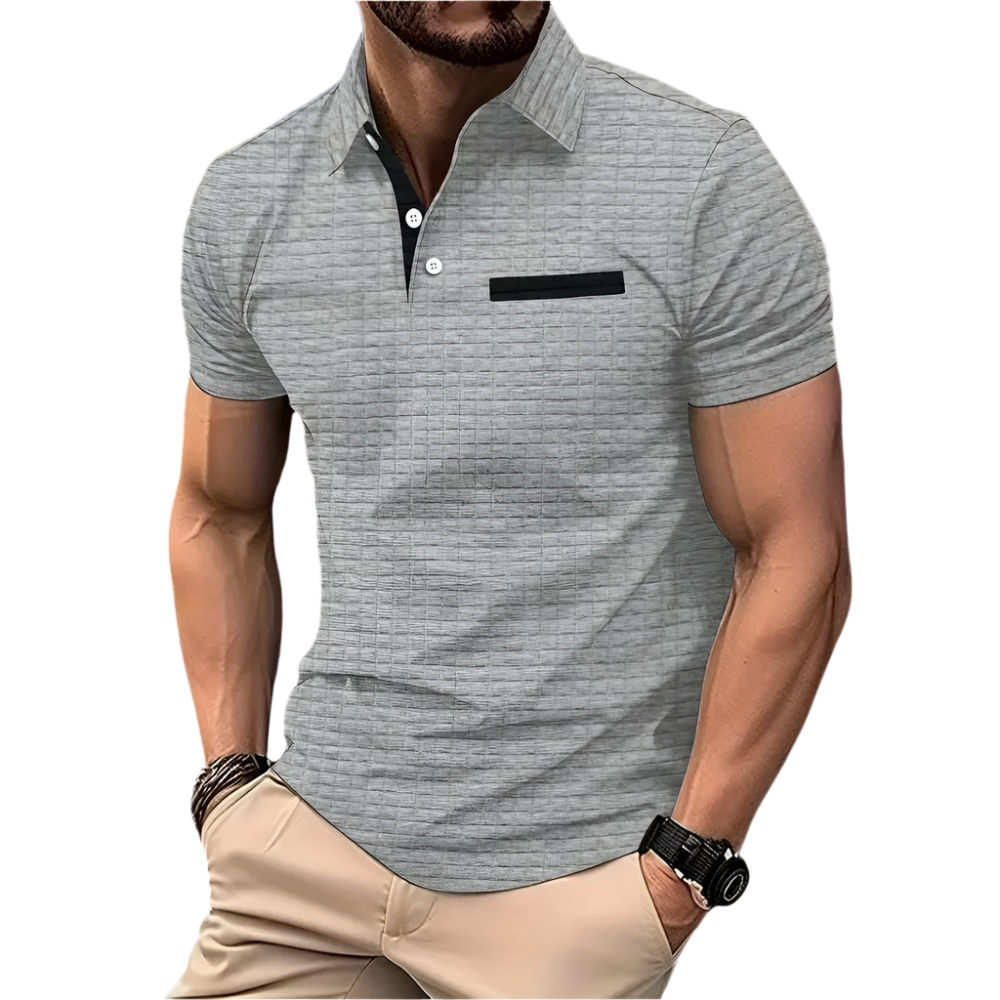Herren Poloshirt mit kurzem Ärmel und klassischem Kragen