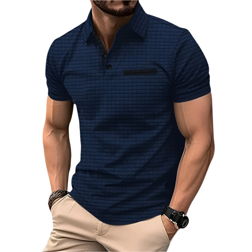 Herren Poloshirt mit kurzem Ärmel und klassischem Kragen