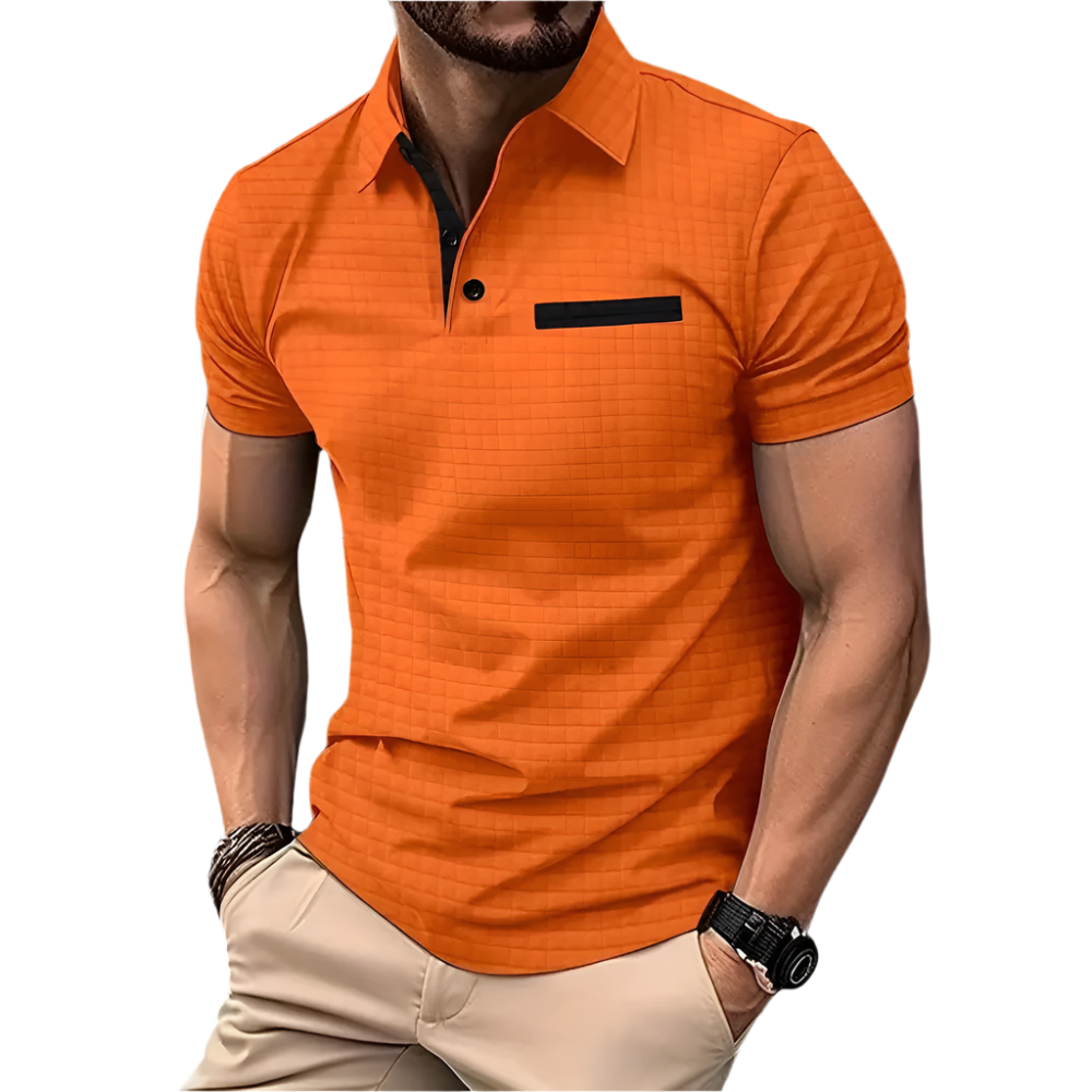 Herren Poloshirt mit kurzem Ärmel und klassischem Kragen