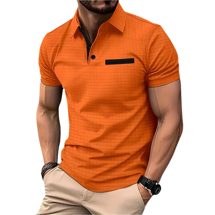 Herren Poloshirt mit kurzem Ärmel und klassischem Kragen