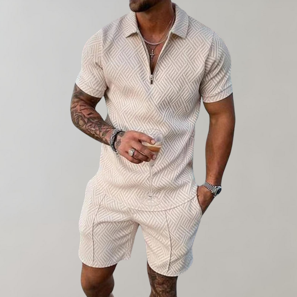 Aliams | Polo und Shorts-Set für Herren