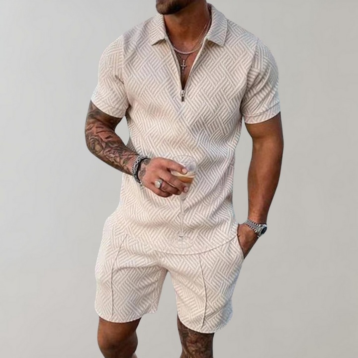 Aliams | Polo und Shorts-Set für Herren