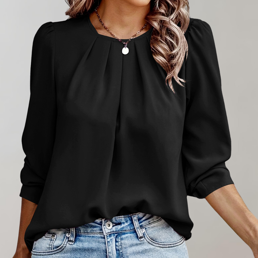 Aliams | Gepflegte Satin-Bluse für Damen