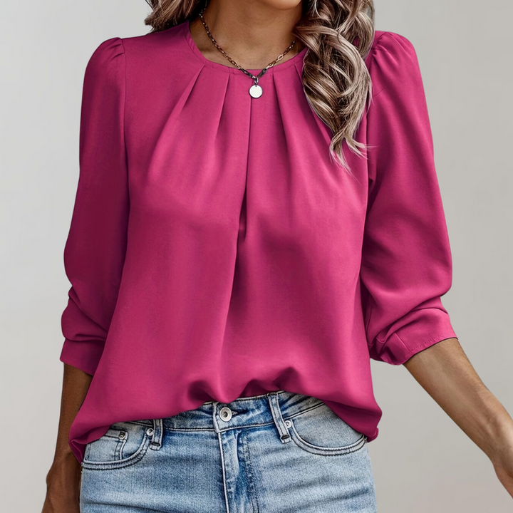 Aliams | Gepflegte Satin-Bluse für Damen