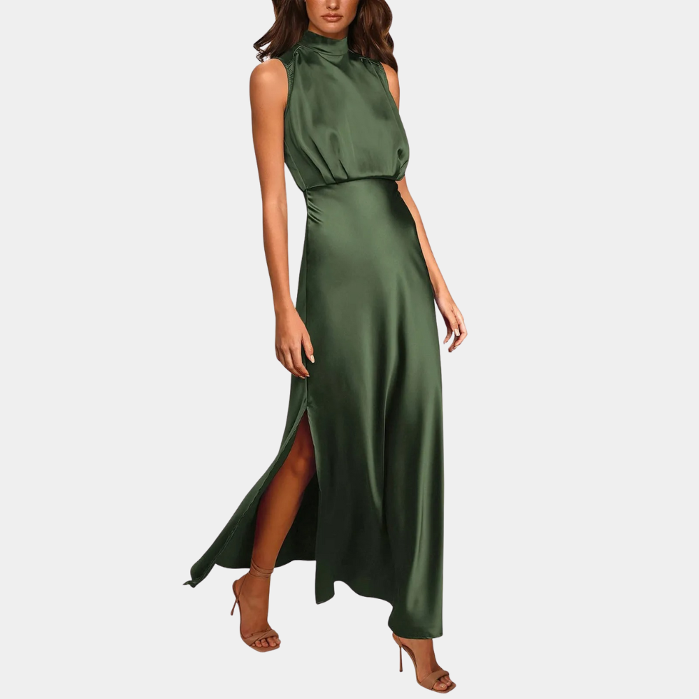 Aliams | Elegantes Damenkleid mit Schlitz
