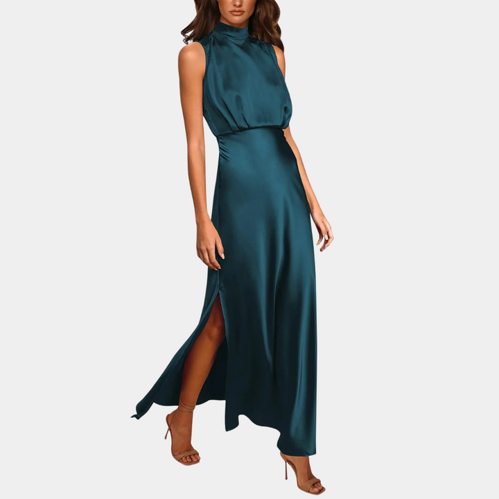 Aliams | Elegantes Damenkleid mit Schlitz