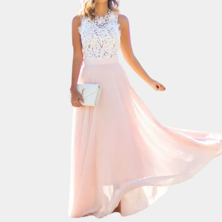 Aliams | Elegantes Damenkleid mit Spitze