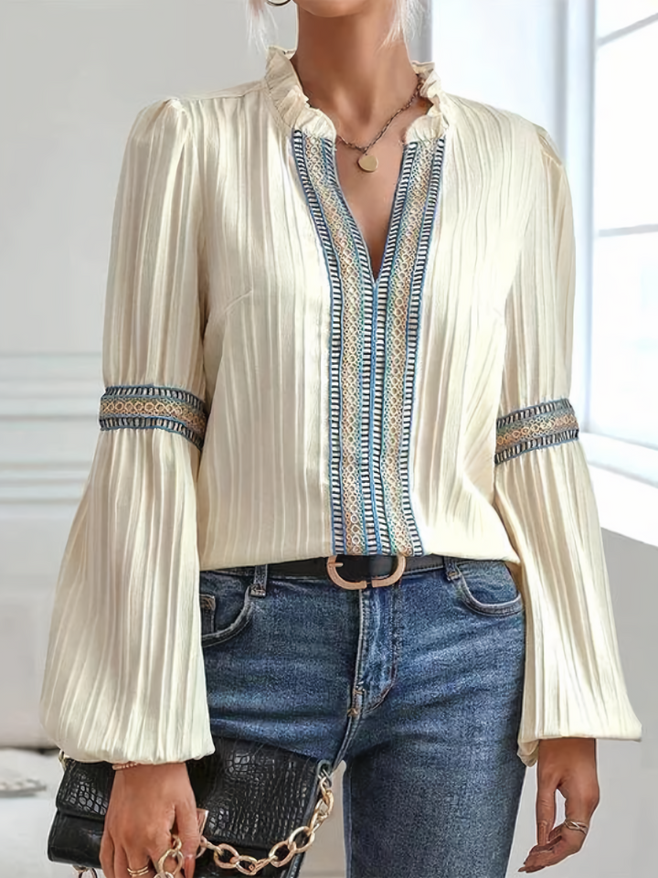 Aliams | Cora Luxuriöse Spitzenbluse