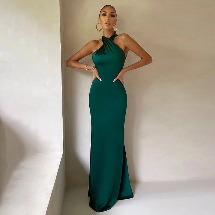 Aliams | Ärmelloses Kreuz Madi Kleid