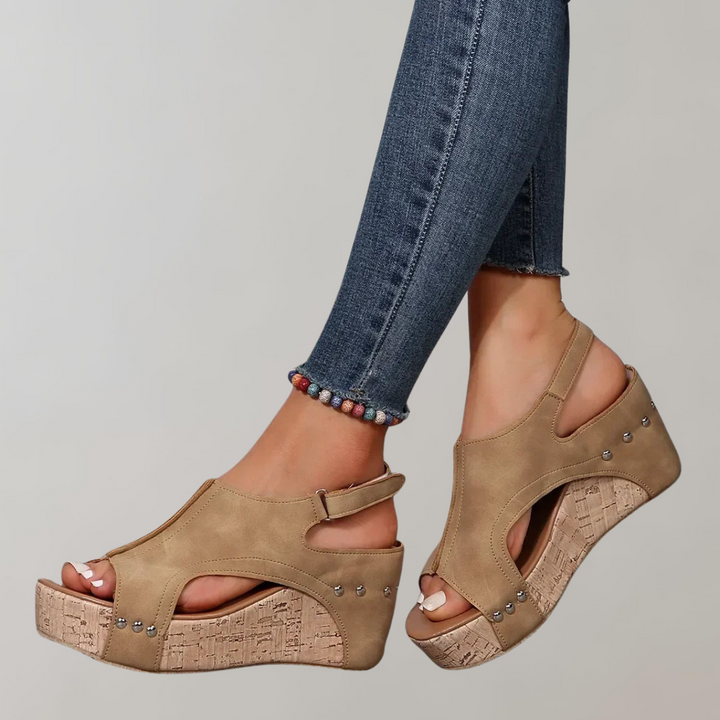 Aliams | Orthopädische Sandalen mit Hohen Absätzen Sandalen Damen Bequem