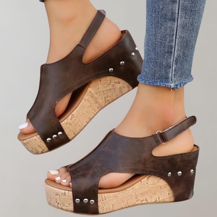 Aliams | Orthopädische Sandalen mit Hohen Absätzen Sandalen Damen Bequem