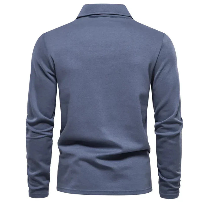 Classic Langarm-Poloshirt Für Männer