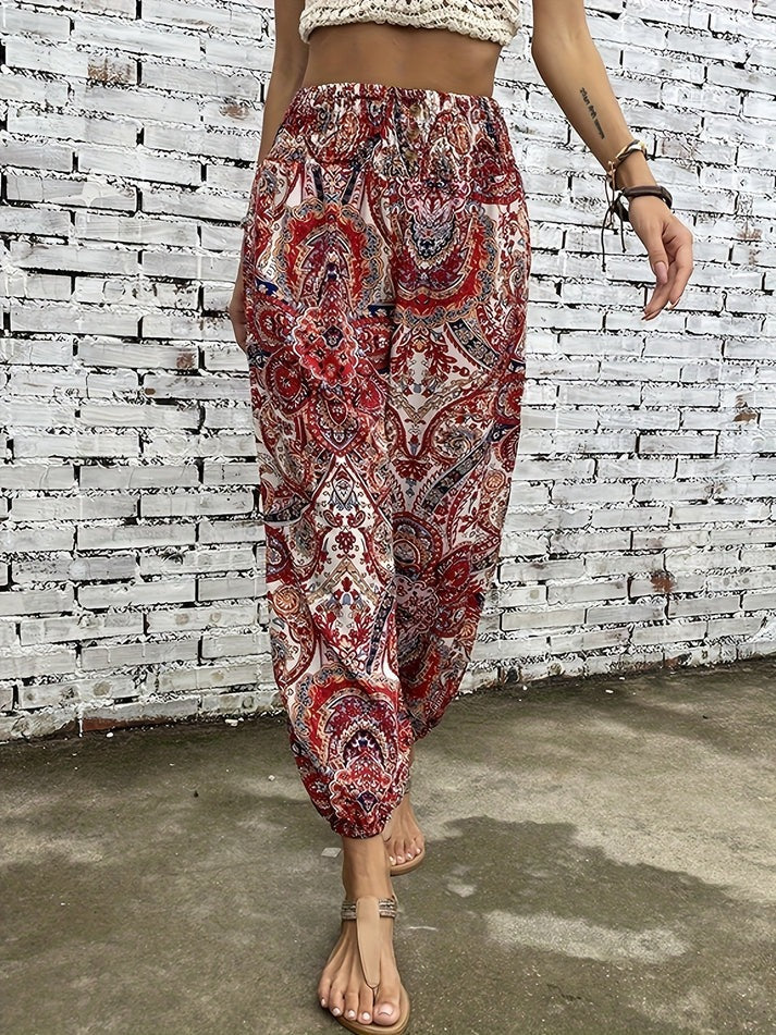 Aliams | Stilvolle Hose mit Boho-Print