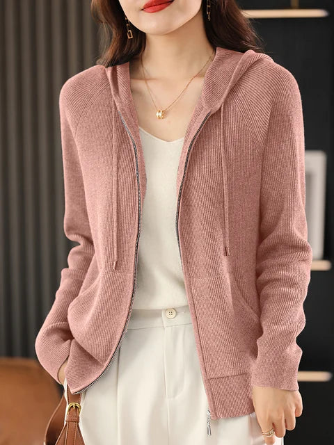 Cardigan Mit Reißverschluss Für Damen