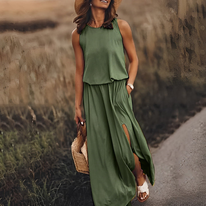 Aliams | Elegantes Farbenspiel Kleid