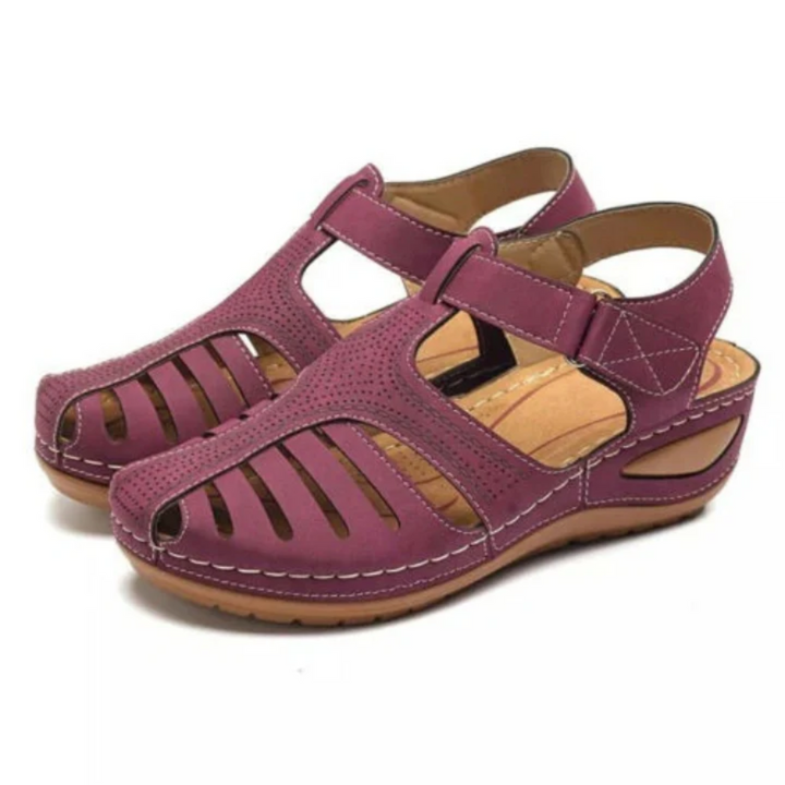 Orthopädische Vintage Gladiator Sandalen Für Damen