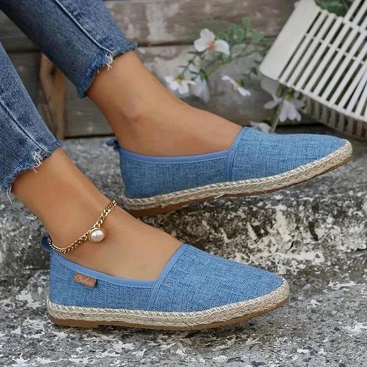 Aliams | Espadrilles, flach, leicht, Segeltuchschuhe, Schuhe für den Sommer