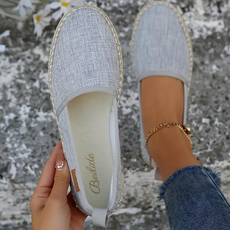 Aliams | Espadrilles, flach, leicht, Segeltuchschuhe, Schuhe für den Sommer