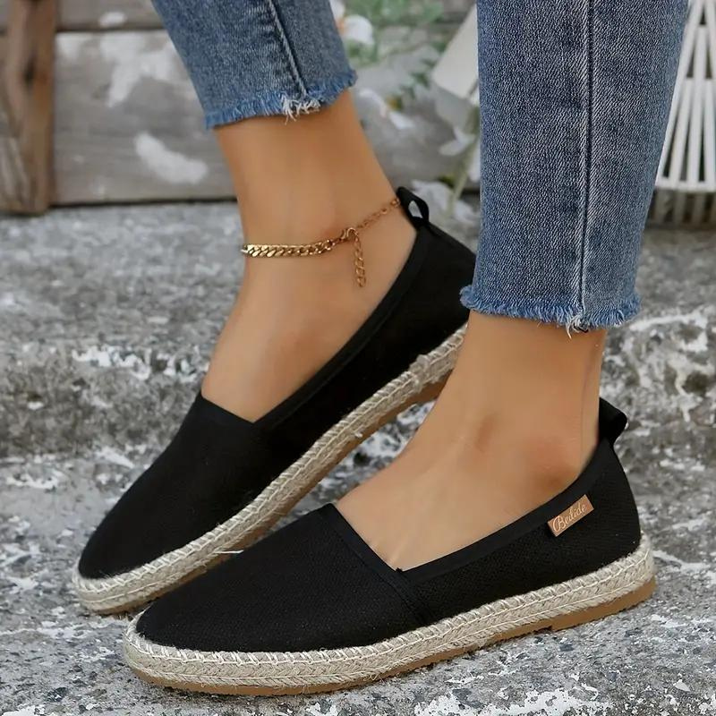 Aliams | Espadrilles, flach, leicht, Segeltuchschuhe, Schuhe für den Sommer