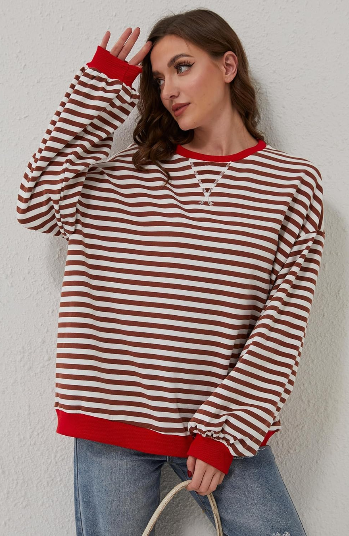 Sophenia | Striped Pullover