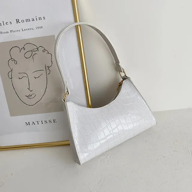 Aliams | Damen-Umhängetasche Im Retro-Stil Aus Leder