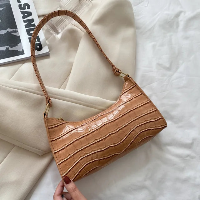 Aliams | Damen-Umhängetasche Im Retro-Stil Aus Leder