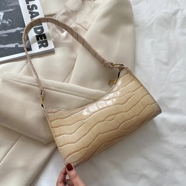 Aliams | Damen-Umhängetasche Im Retro-Stil Aus Leder