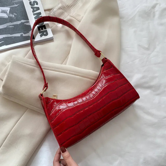 Aliams | Damen-Umhängetasche Im Retro-Stil Aus Leder