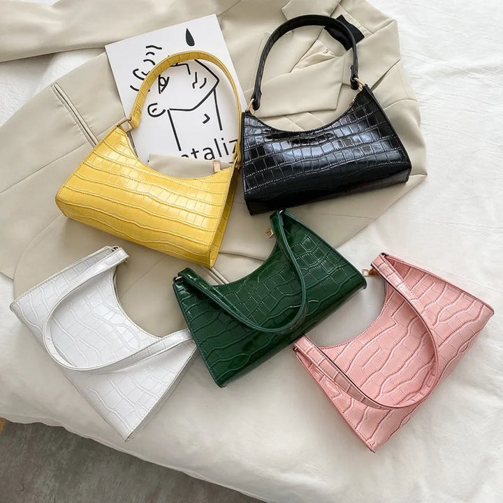 Aliams | Damen-Umhängetasche Im Retro-Stil Aus Leder