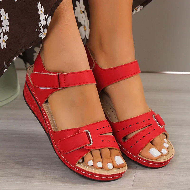 Rotes | Orthopädische Elegante Sandalen