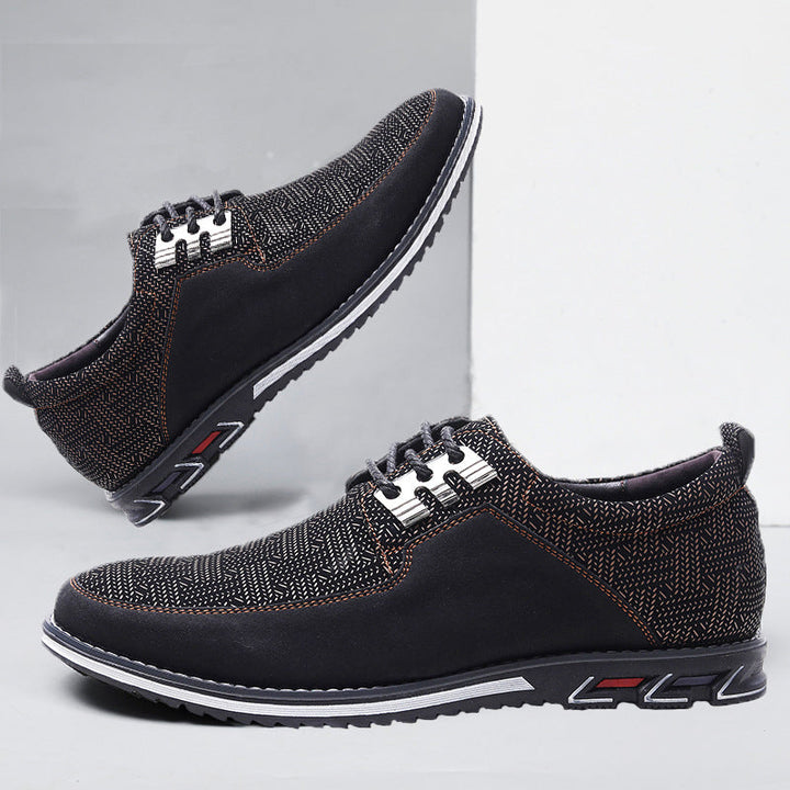 Atmungsaktive Mesh Loafers Für Männer Mit Lederakzenten