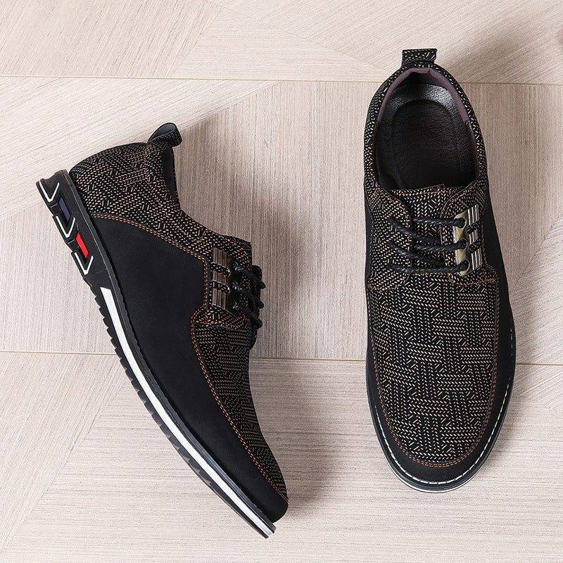 Atmungsaktive Mesh Loafers Für Männer Mit Lederakzenten