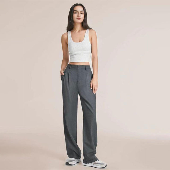 Hose Mit Hoher Taille