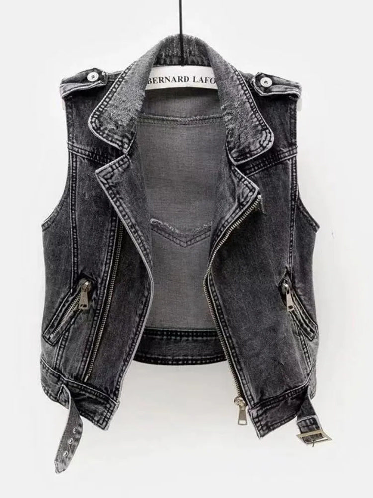 Aliams | Damen Denim Weste