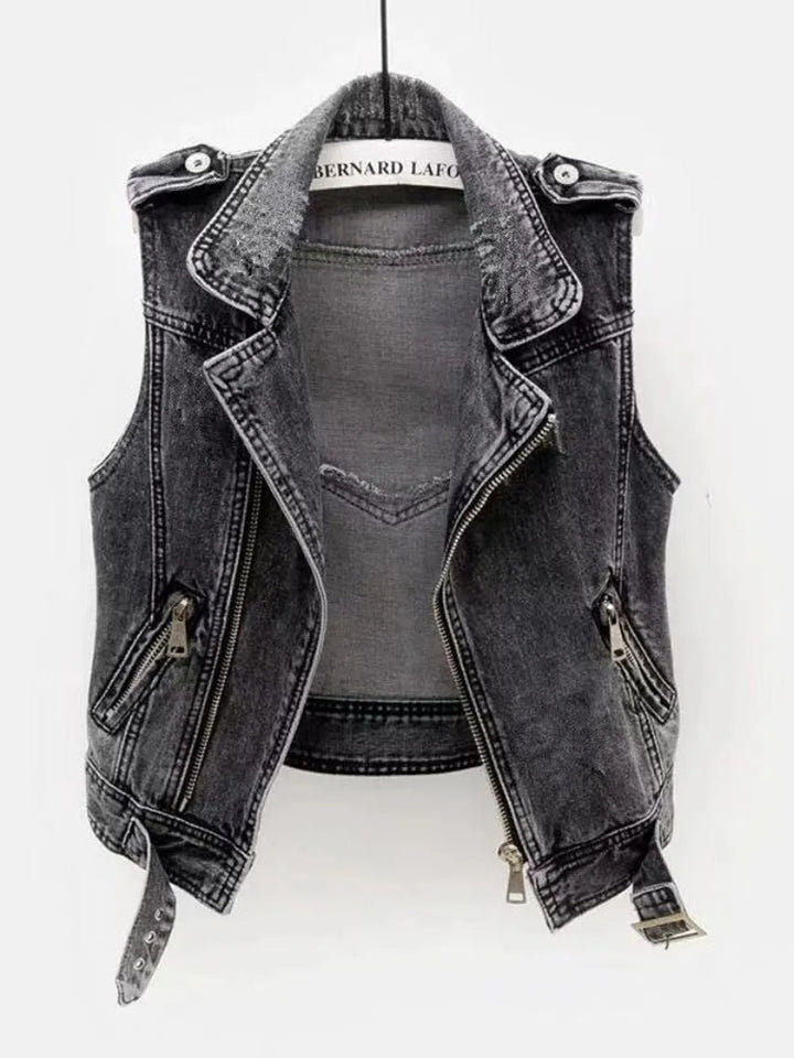 Aliams | Damen Denim Weste