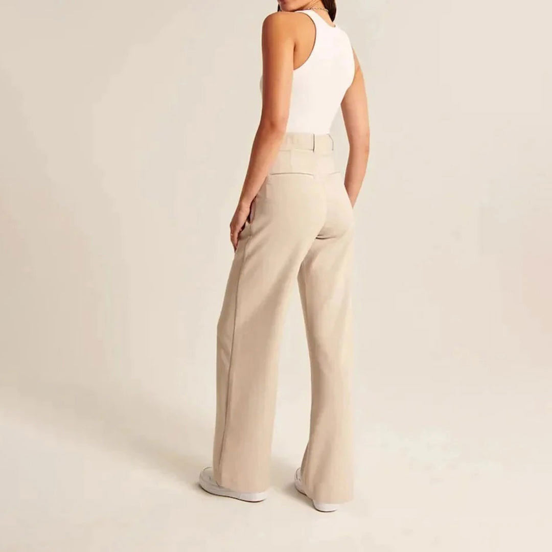 Hose Mit Hoher Taille